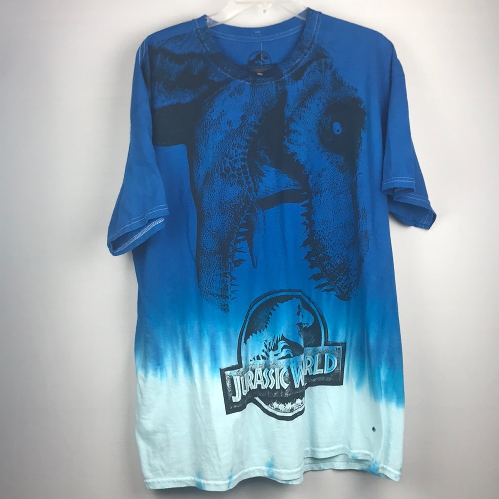 JURASSIC WORLD XL OMBRE BL INDORAPTOR LOGO T-SHIRT